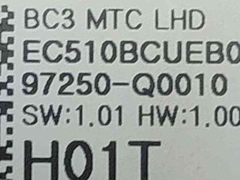 MANDO CALEFACCION / AIRE ACONDICIONADO HYUNDAI I20 97250Q0010 97250Q0010 - Vista 3