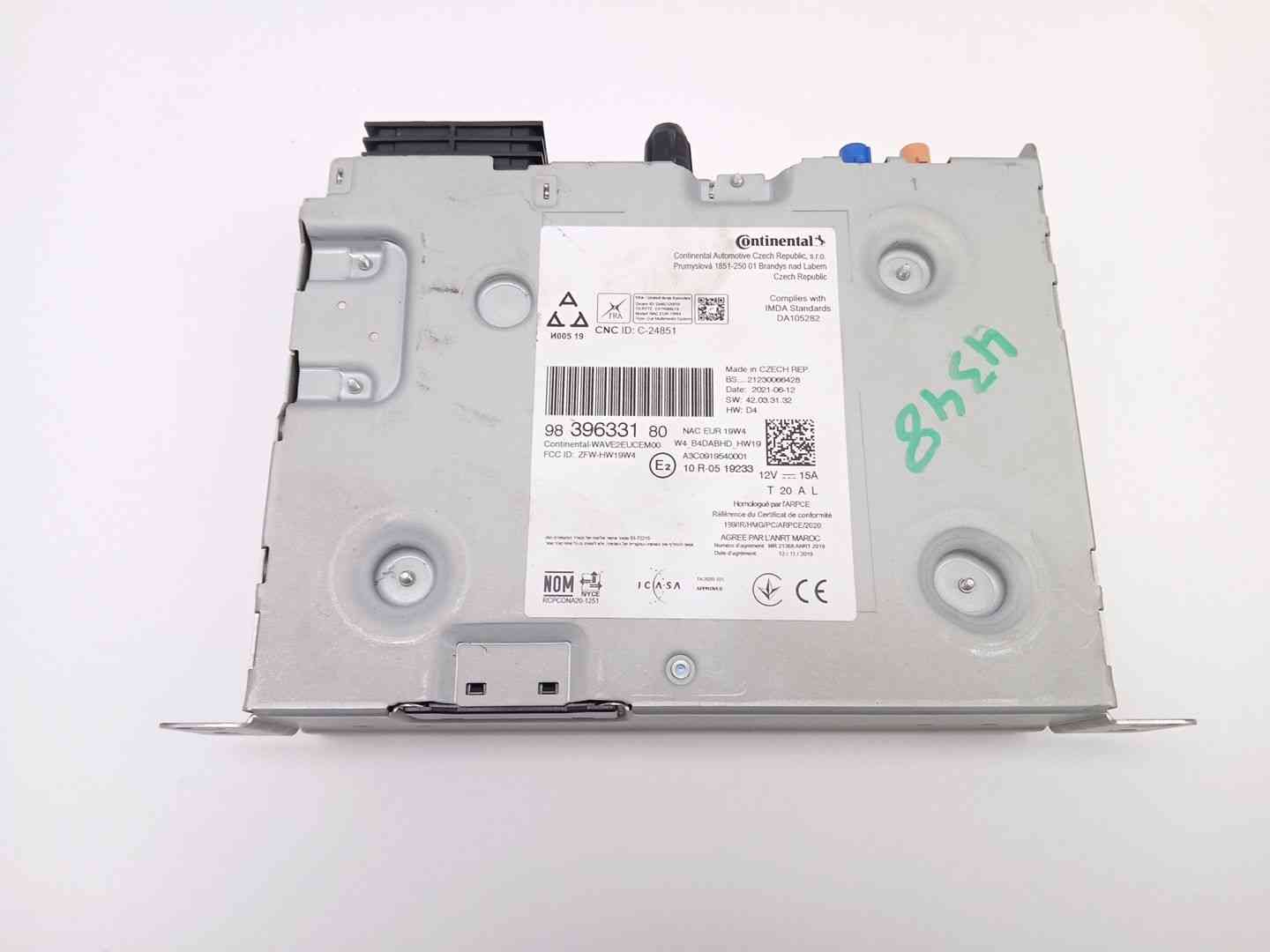 SISTEMA AUDIO / CD PEUGEOT 3008 II SUV (MC_, MR_, MJ_, M4_) 9839633180 / 9839633180 98396331809839633180 - Vista 2