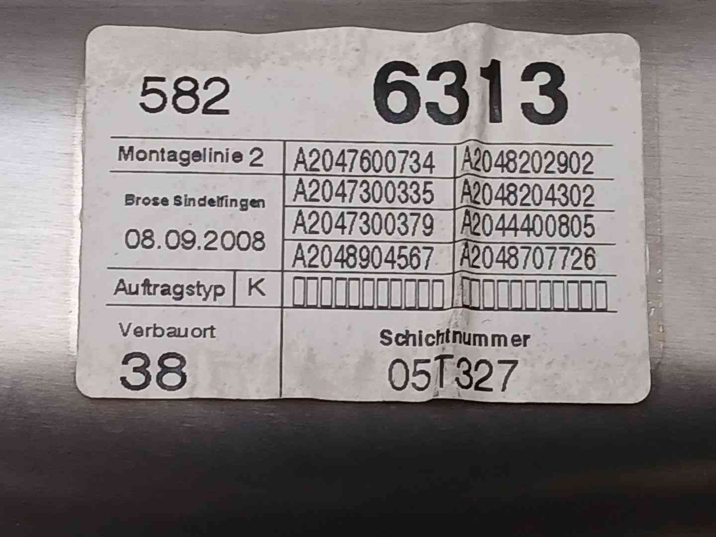 ELEVALUNAS TRASERO IZQUIERDO MERCEDES-BENZ CLASE C (W204) A2047300335 / A2047300379 / A2047600734 A2047300335A2047300379A2047600734 - Vista 3