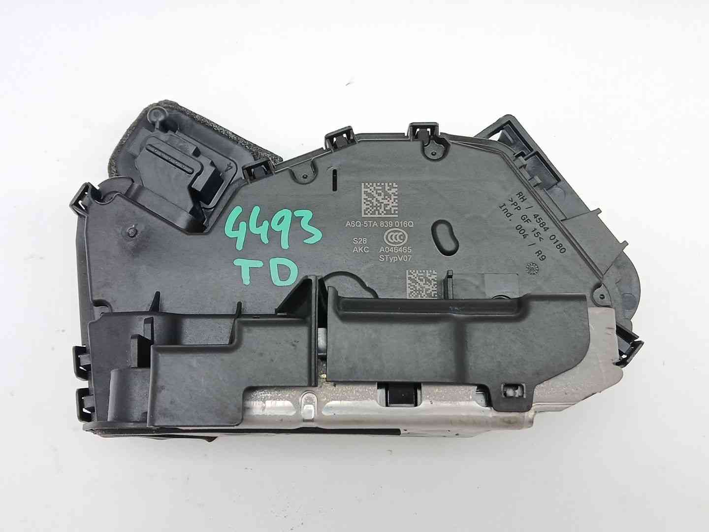 CERRADURA PUERTA TRASERA DERECHA VOLKSWAGEN TOURAN (5T1) 5TA839016Q / 5TA839016Q 5TA839016Q5TA839016Q - Vista 2