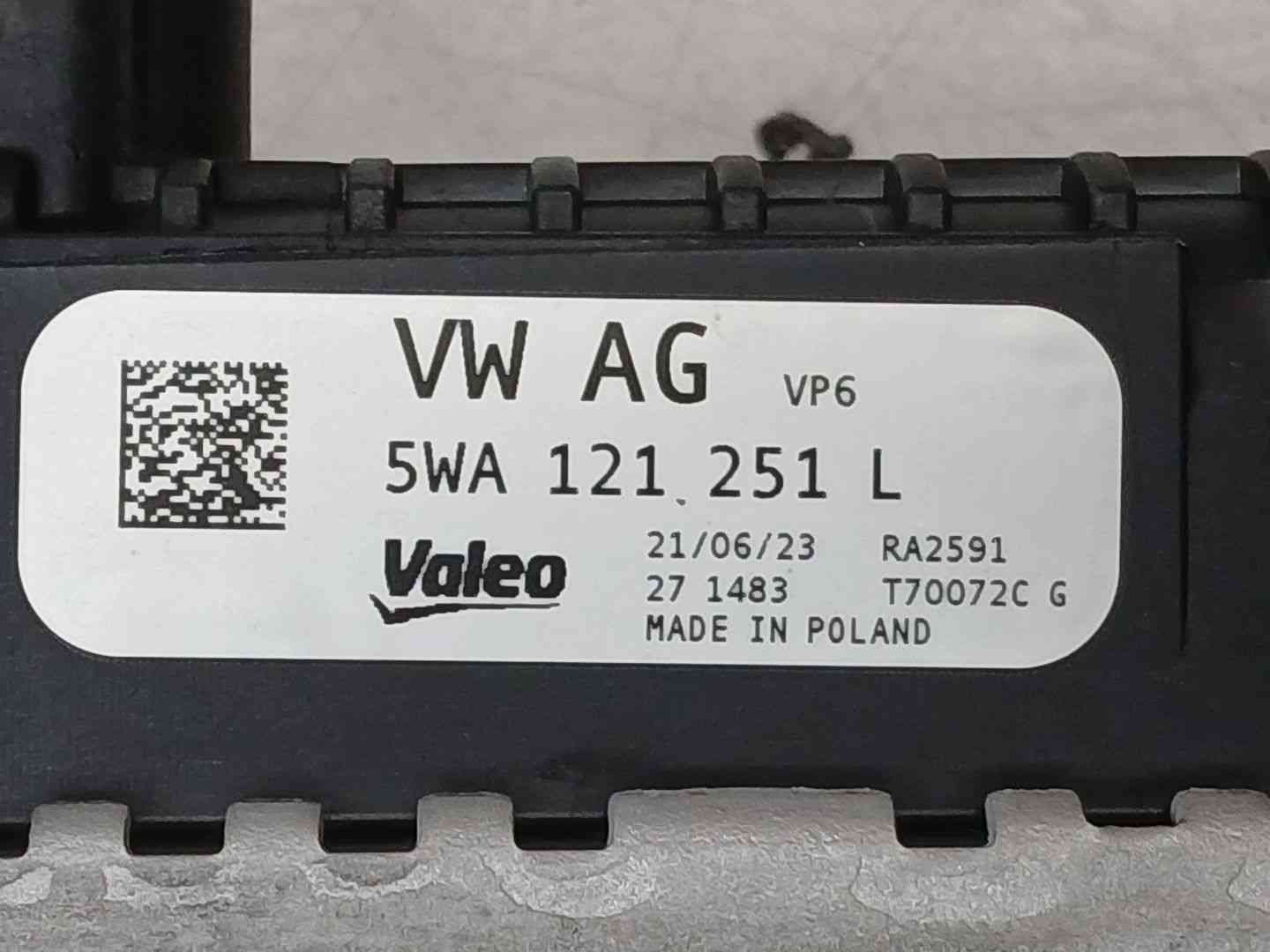 RADIADOR AGUA VOLKSWAGEN TOURAN (5T1) 5WA121251L / 5WA121251L 5WA121251L5WA121251L - Vista 3