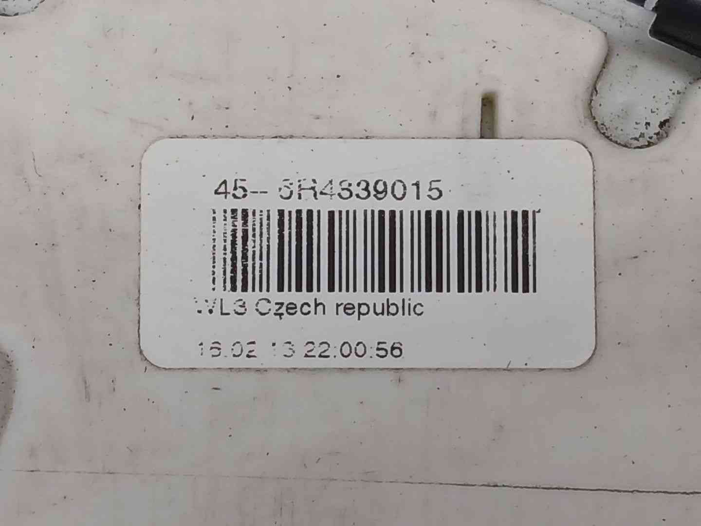 CERRADURA PUERTA TRASERA IZQUIERDA VOLKSWAGEN POLO (6R1) 6R4839015 6R4839015 - Vista 3