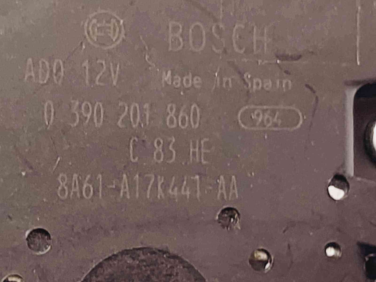 MOTOR LIMPIA TRASERO FORD FIESTA (CB1) 0390201860 / 3 PINS / BOSCH 03902018603PINSBOSCH - Vista 2