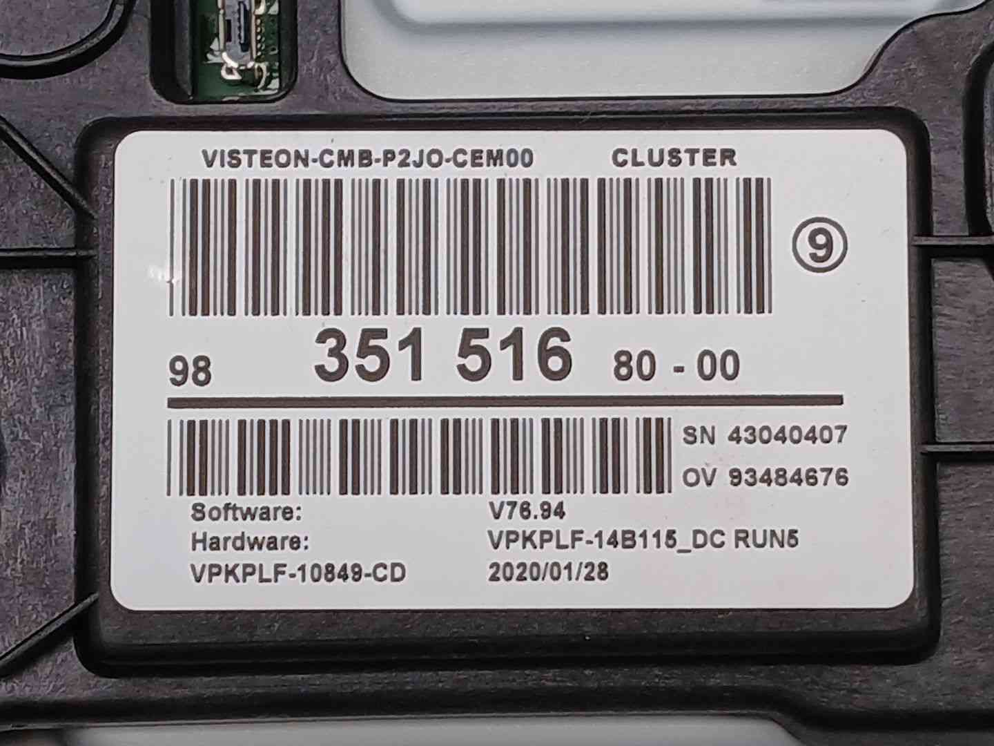 CUADRO INSTRUMENTOS OPEL CORSA F 9835151680 9835151680 - Vista 3