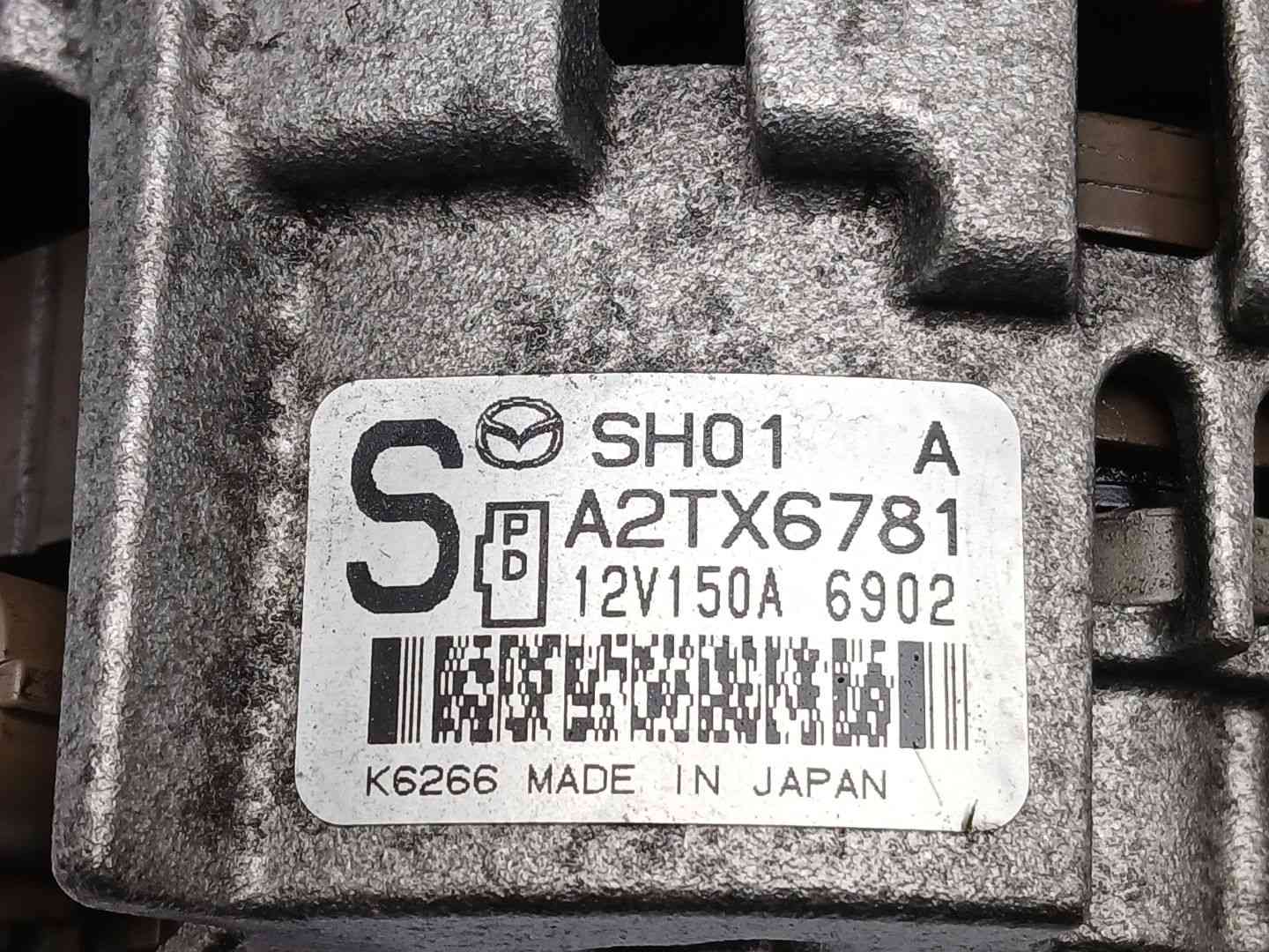 ALTERNADOR MAZDA CX-5 (KE, GH) A2TX6781 A2TX6781 - Vista 3