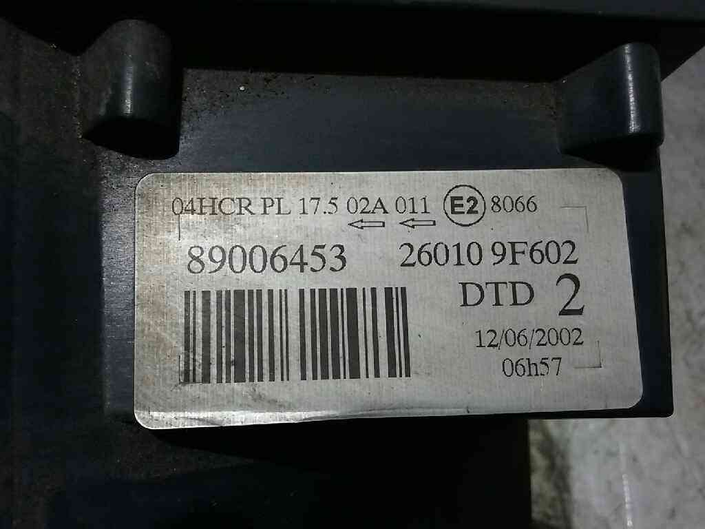 FARO DERECHO NISSAN PRIMERA BERLINA (P11) 260109F602 / 89006453 260109F60289006453 - Vista 2