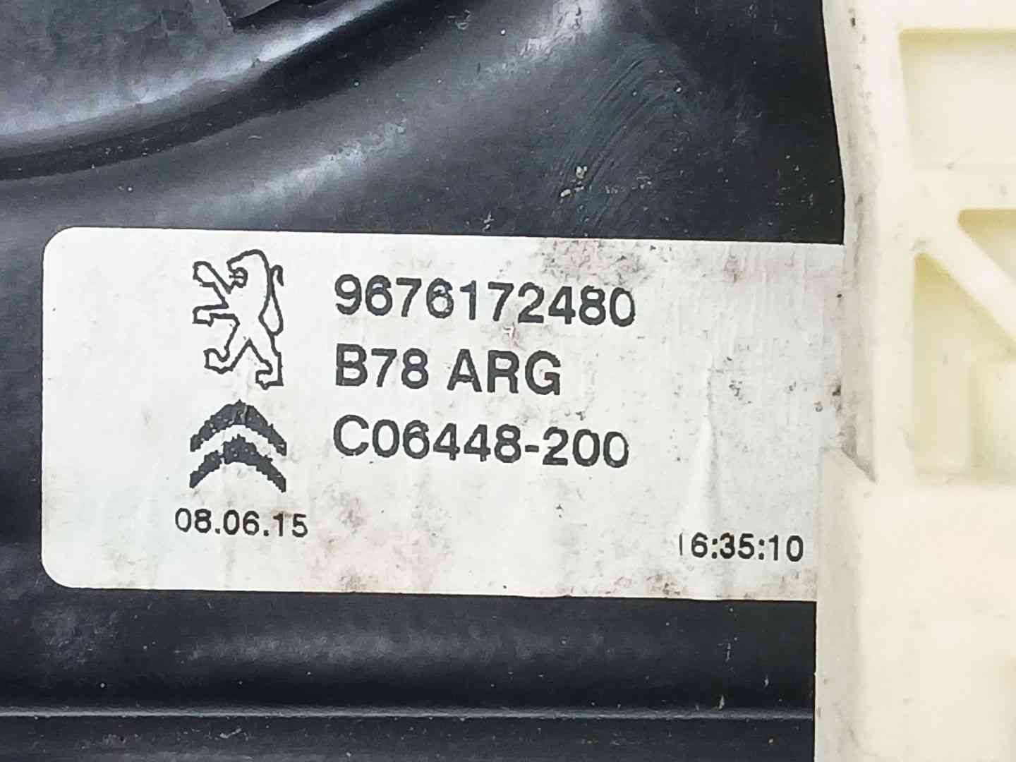 ELEVALUNAS TRASERO IZQUIERDO CITROËN C4 GRAND PICASSO 9676172480 / 9675288380 96761724809675288380 - Vista 3