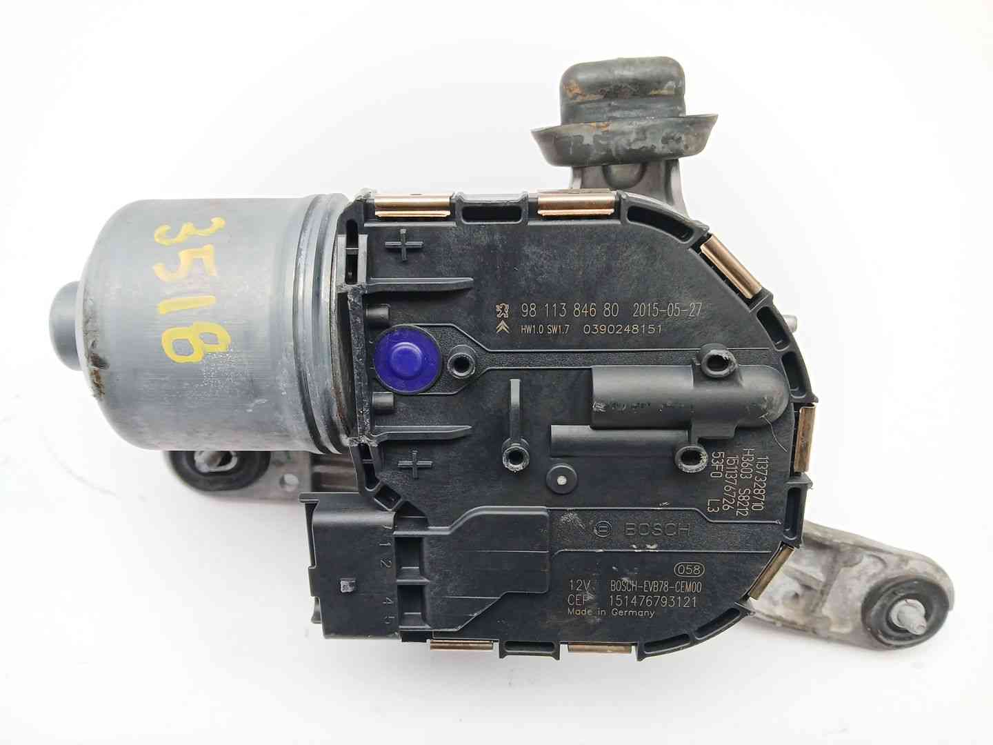 MOTOR LIMPIA DELANTERO CITROËN C4 GRAND PICASSO 9811384680 9811384680 - Vista 2