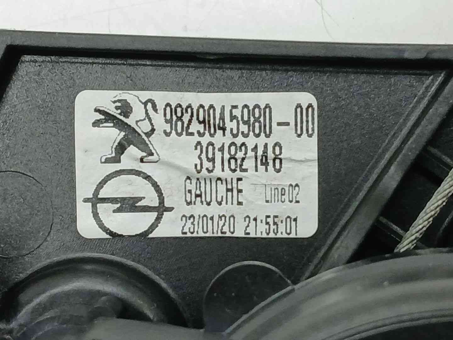 ELEVALUNAS TRASERO IZQUIERDO OPEL CORSA F 9829045980 / 430113E0 9829045980430113E0 - Vista 3