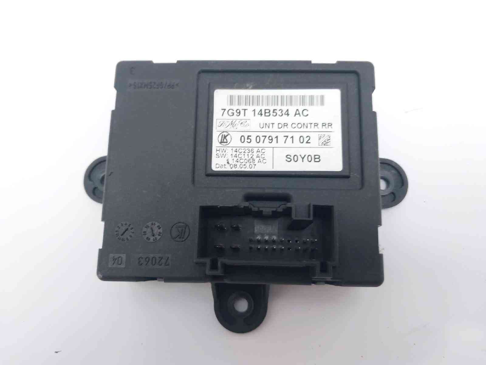 MODULO ELECTRONICO FORD MONDEO BER. (CA2) 7G9T14B534AC 7G9T14B534AC