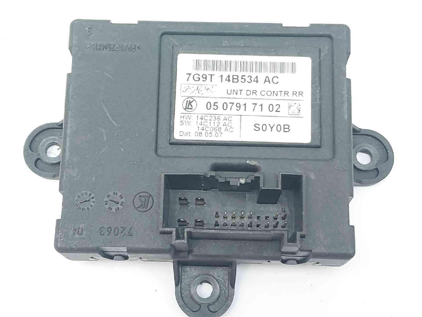 MODULO ELECTRONICO FORD MONDEO BER. (CA2) 7G9T14B534AC 7G9T14B534AC