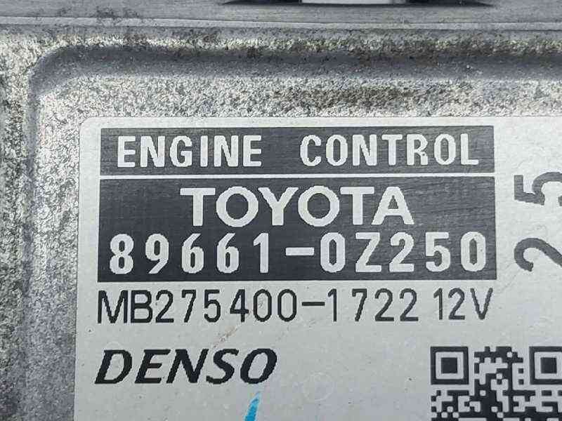 CENTRALITA MOTOR UCE TOYOTA AURIS 896610Z250 / MB2754001722 896610Z250MB2754001722 - Vista 3