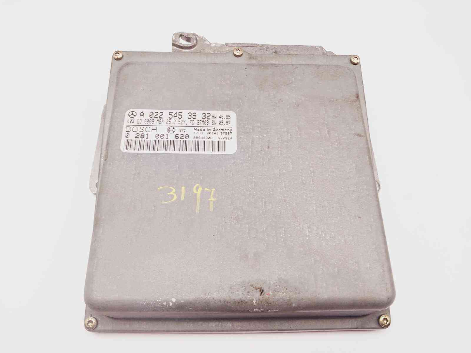 CENTRALITA MOTOR UCE MERCEDES-BENZ CLASE E (W210) BERLINA DIESEL A0225453932 / 0281001620 A02254539320281001620