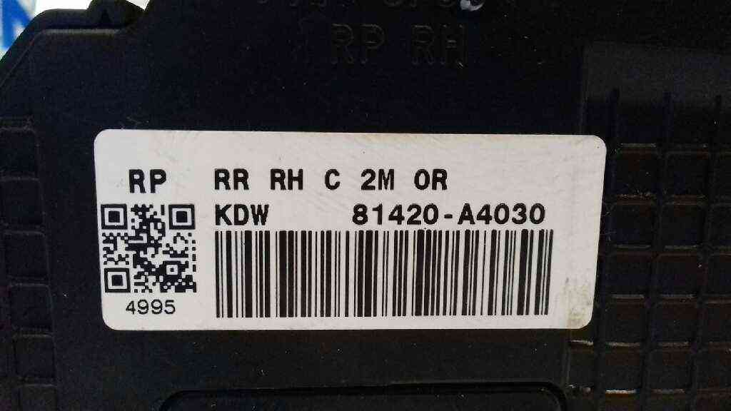 CERRADURA PUERTA TRASERA DERECHA KIA CARENS ( ) 81420A4030 / 5 PINS / ELECTRICA 81420A40305PINSELECTRICA - Vista 3