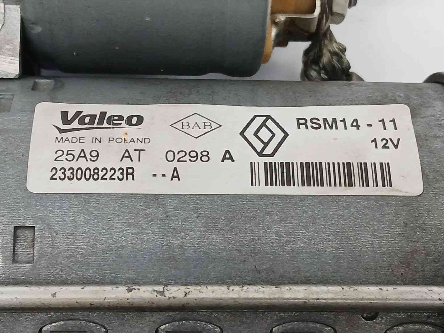 MOTOR ARRANQUE RENAULT CLIO IV (BH_) 233008223R 233008223R - Vista 2