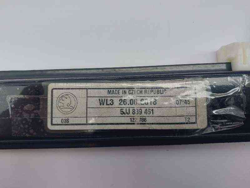 ELEVALUNAS TRASERO IZQUIERDO SKODA RAPID 5JJ839461 / 5JA959811L 5JJ8394615JA959811L - Vista 2