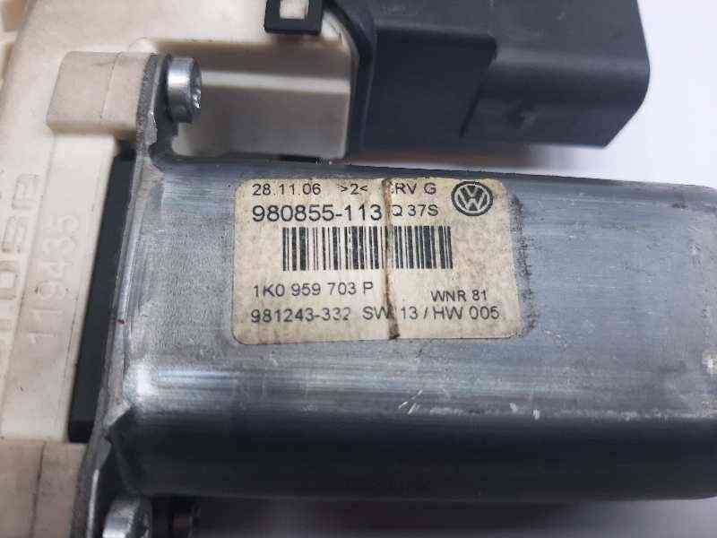 MOTOR ELEVALUNAS TRASERO IZQUIERDO VOLKSWAGEN PASSAT BERLINA (3C2) 1K0959703P / 980855113 1K0959703P980855113 - Vista 2