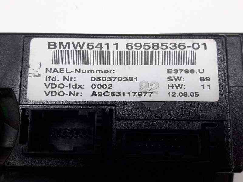 MANDO CLIMATIZADOR BMW SERIE 3 BERLINA (E90) 695853601 695853601 - Vista 3