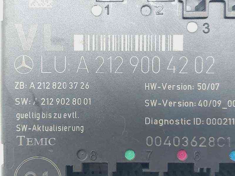 MODULO ELECTRONICO MERCEDES-BENZ CLASE C (W204) FAMILIAR A2129004202 / A2129028001 / A2128203726 A2129004202A2129028001A2128203726 - Vista 2