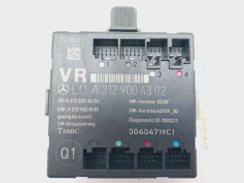 MODULO ELECTRONICO MERCEDES-BENZ CLASE C (W204) FAMILIAR A2129004302 / A2129028101 / A2128203626 A2129004302A2129028101A2128203626