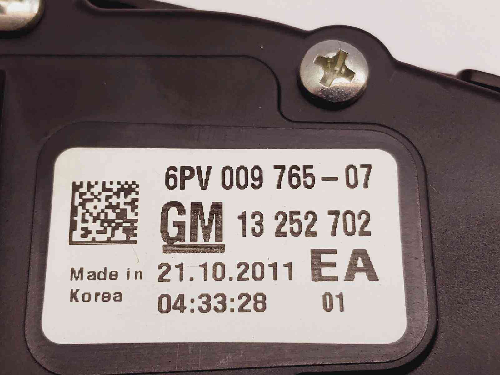 POTENCIOMETRO PEDAL CHEVROLET CRUZE 13252702 / 6PV00976507 132527026PV00976507 - Vista 2