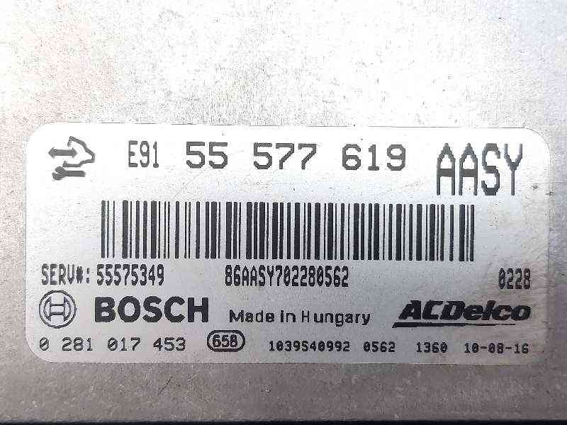 CENTRALITA MOTOR UCE OPEL INSIGNIA SPORTS TOURER 55577619 / 0281017453 555776190281017453 - Vista 2