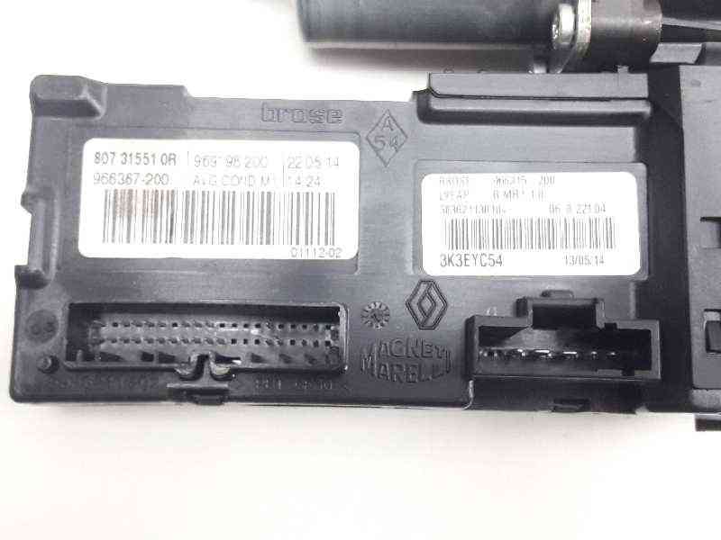 MOTOR ELEVALUNAS DELANTERO IZQUIERDO RENAULT MEGANE III BERLINA 5 P 807315510R 807315510R - Vista 3
