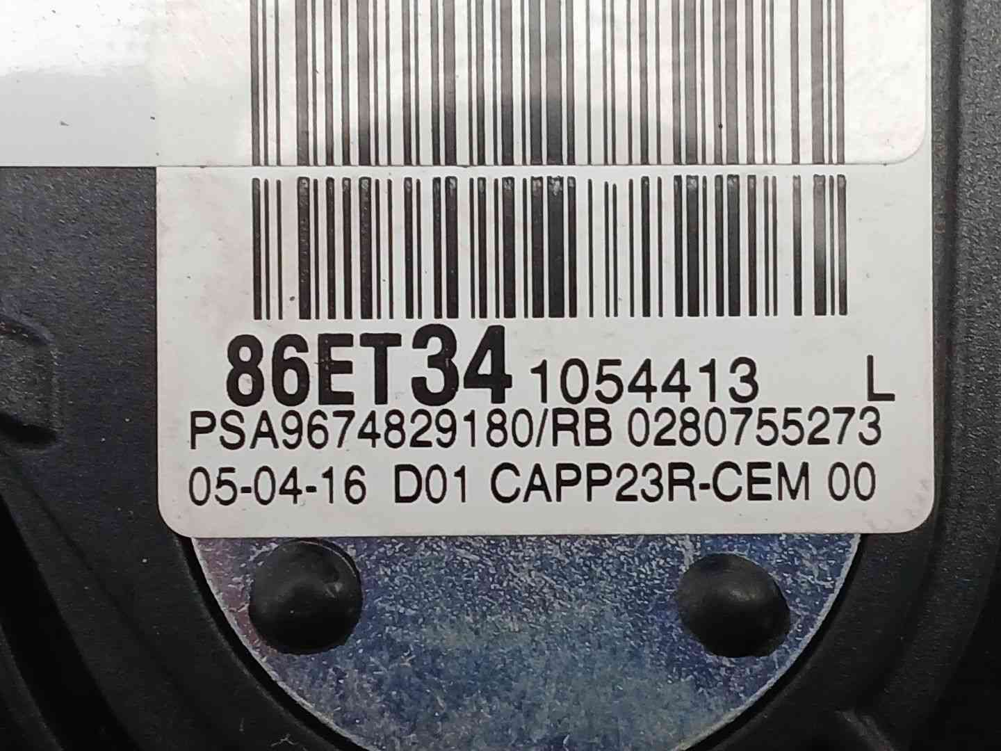 POTENCIOMETRO PEDAL PEUGEOT 308 II (LB_, LP_, LW_, LH_, L3_) 9674829180 / 86ET34 967482918086ET34 - Vista 3