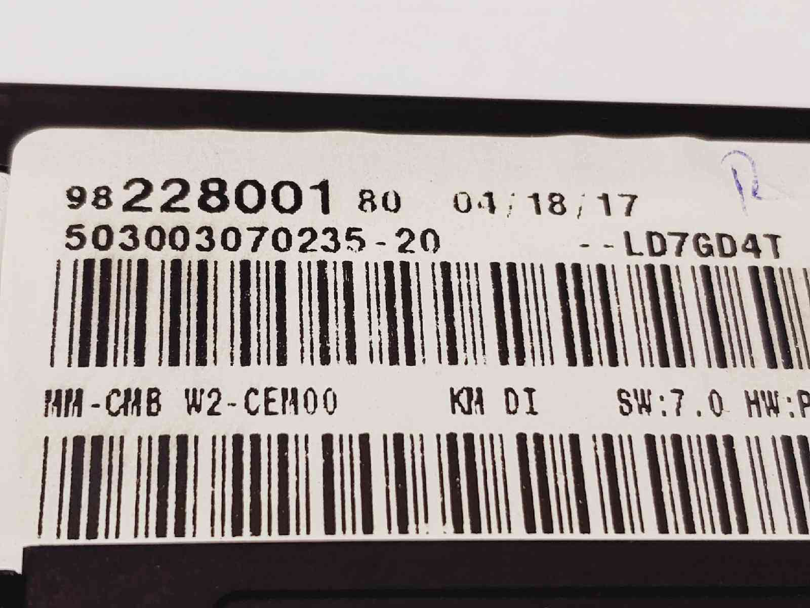 CUADRO INSTRUMENTOS PEUGEOT 508 SW 9821126480 / 9822800180 98211264809822800180 - Vista 2