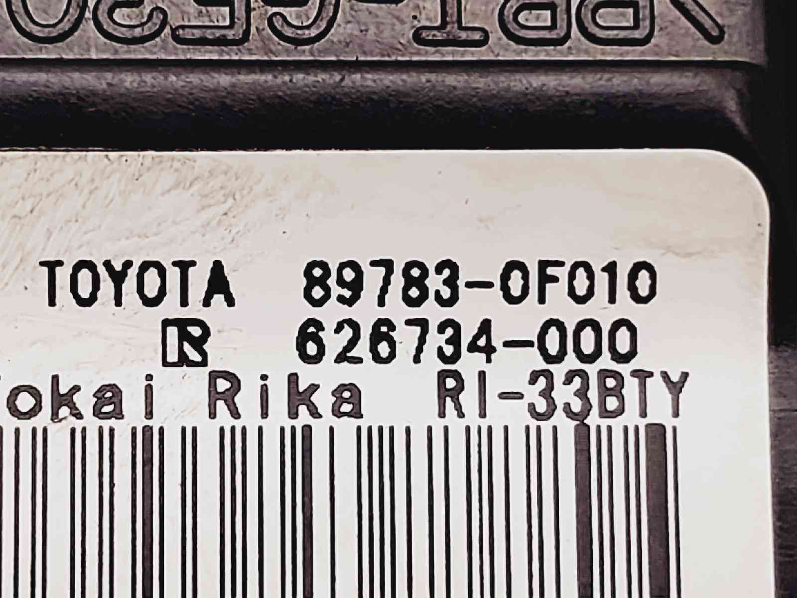 ANTIRROBO TOYOTA VERSO 897830F010 / 626734000 897830F010626734000 - Vista 2