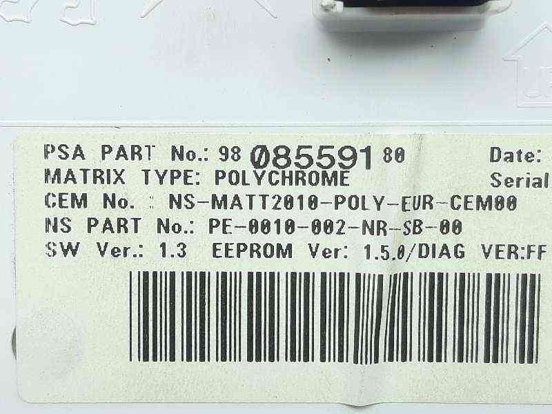CUADRO INSTRUMENTOS PEUGEOT 2008 (--.2013->) 9808559180 9808559180 - Vista 3