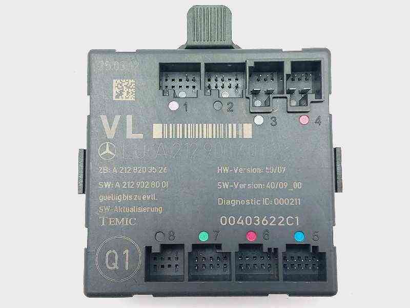 MODULO ELECTRONICO MERCEDES-BENZ CLASE C (W204) LIM. A2129004002 / A2129028001 / A2128203526 A2129004002A2129028001A2128203526