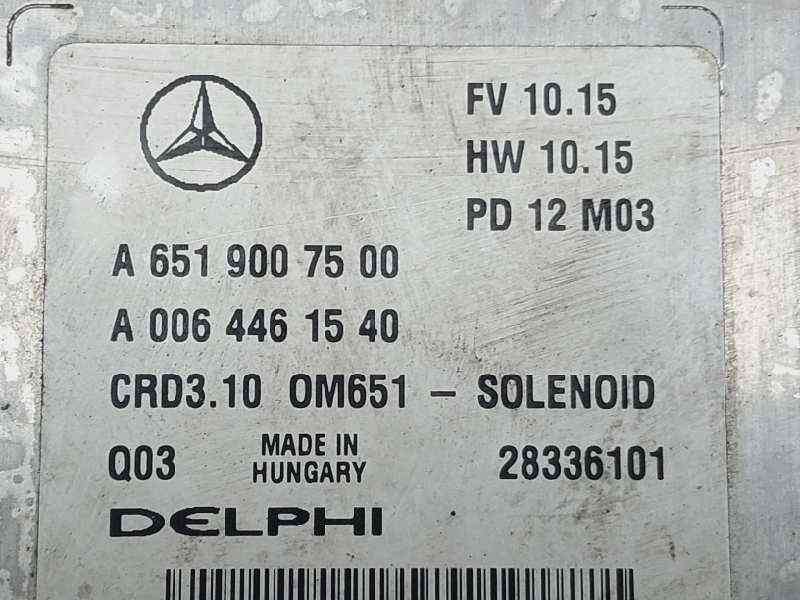 CENTRALITA MOTOR UCE MERCEDES-BENZ CLASE C (W204) LIM. A6519007500 / 28336101 / A0064461540 A651900750028336101A0064461540 - Vista 2