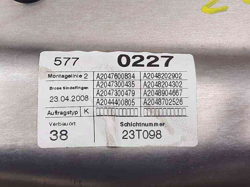 ELEVALUNAS TRASERO DERECHO MERCEDES-BENZ CLASE C (W204) BERLINA A20447600834 / A2047300479 / A2047300435 A20447600834A2047300479A2047300435 - Vista 3
