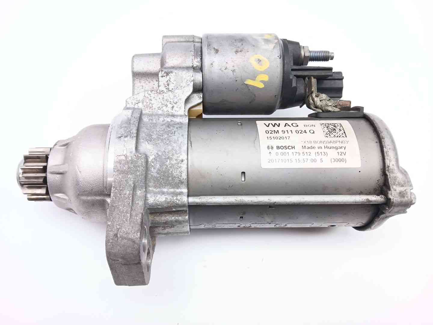 MOTOR ARRANQUE VOLKSWAGEN POLO VI (AW1, BZ1, AE1, BZ3) 02M911024Q / 0001179512 02M911024Q0001179512