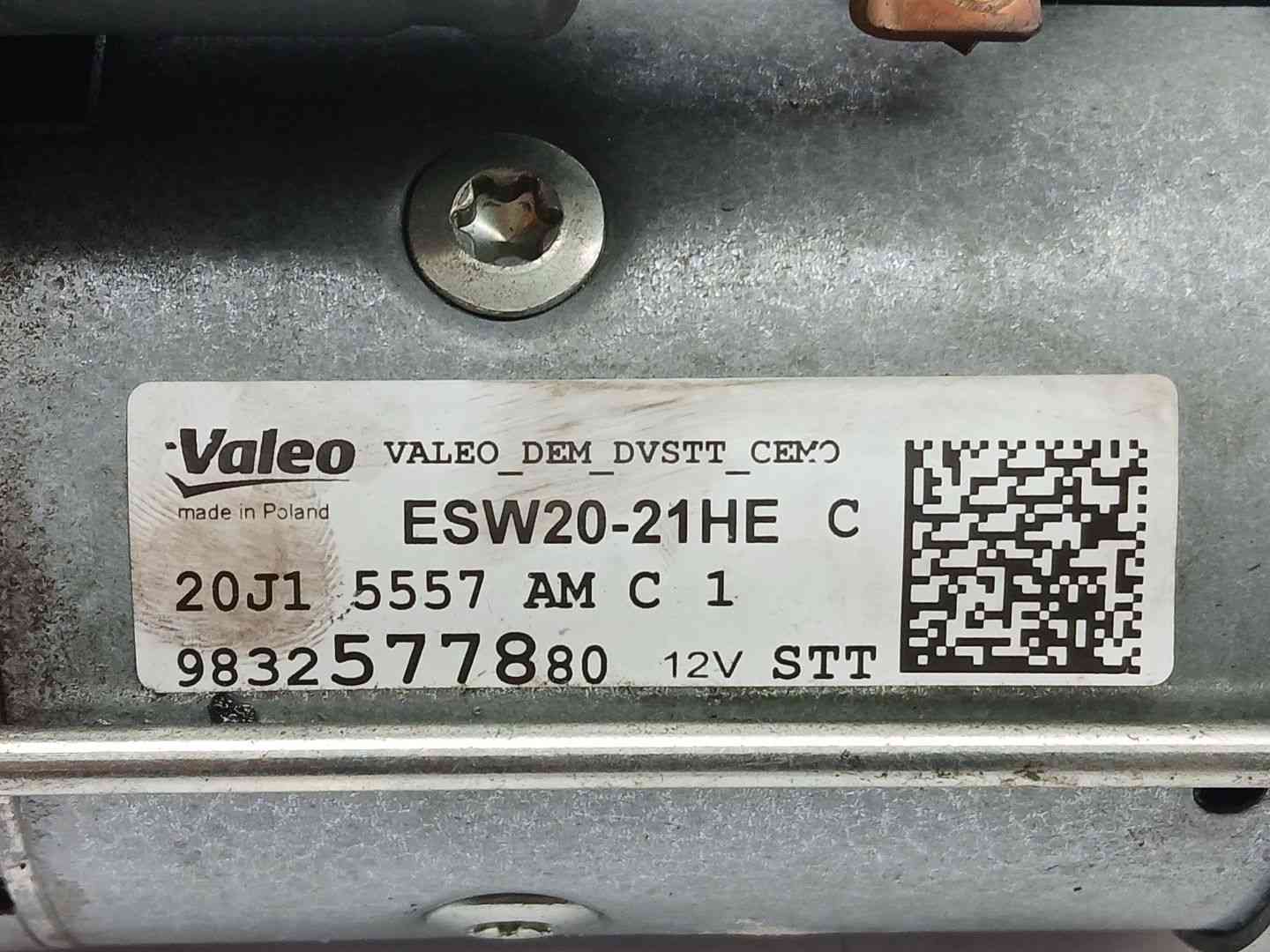 MOTOR ARRANQUE CITROËN JUMPY III Furgoneta (V_) 9832577880 9832577880 - Vista 2