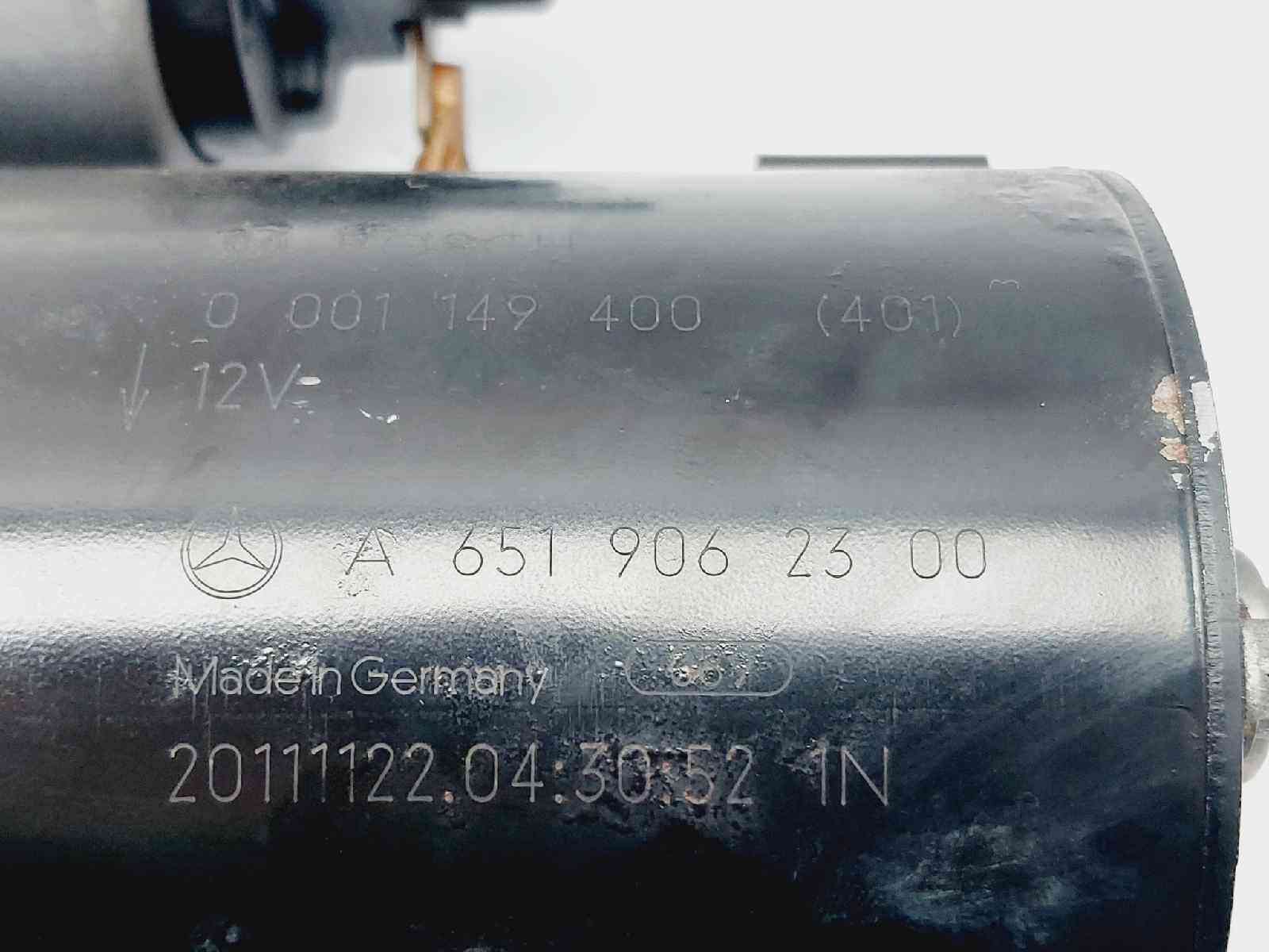 MOTOR ARRANQUE MERCEDES-BENZ CLASE C (W204) COUPE A6519062300 A6519062300 - Vista 2