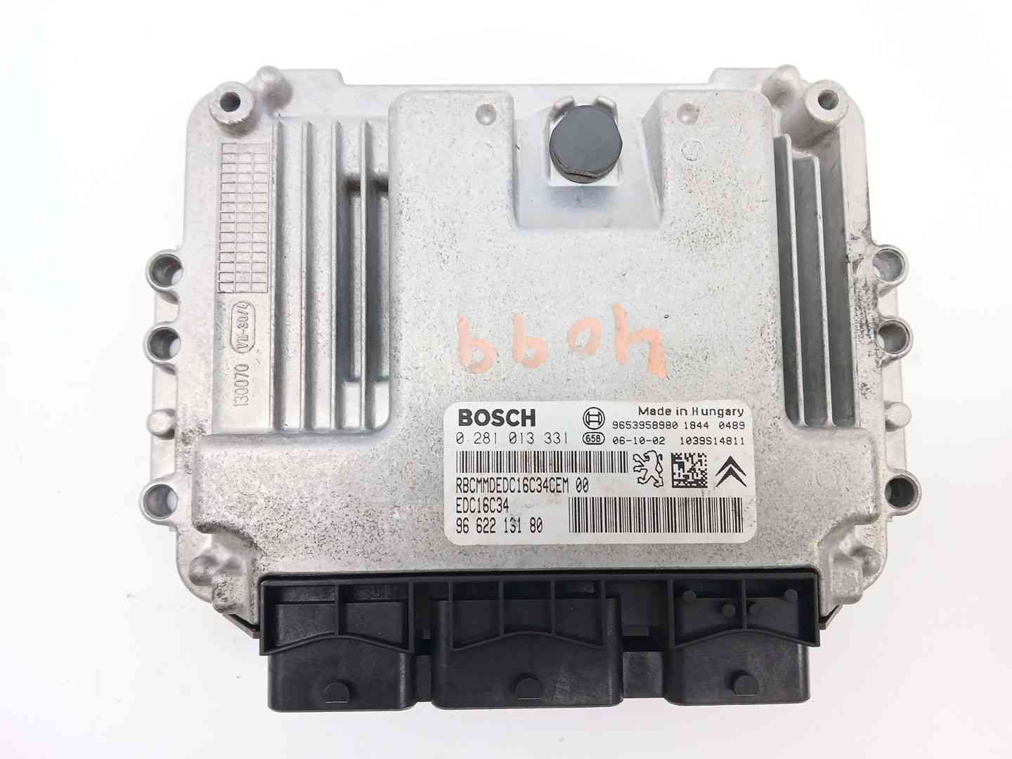 CENTRALITA MOTOR UCE PEUGEOT 307 Break (3E) 9662213180 / 0281013331 / 9653958980 966221318002810133319653958980