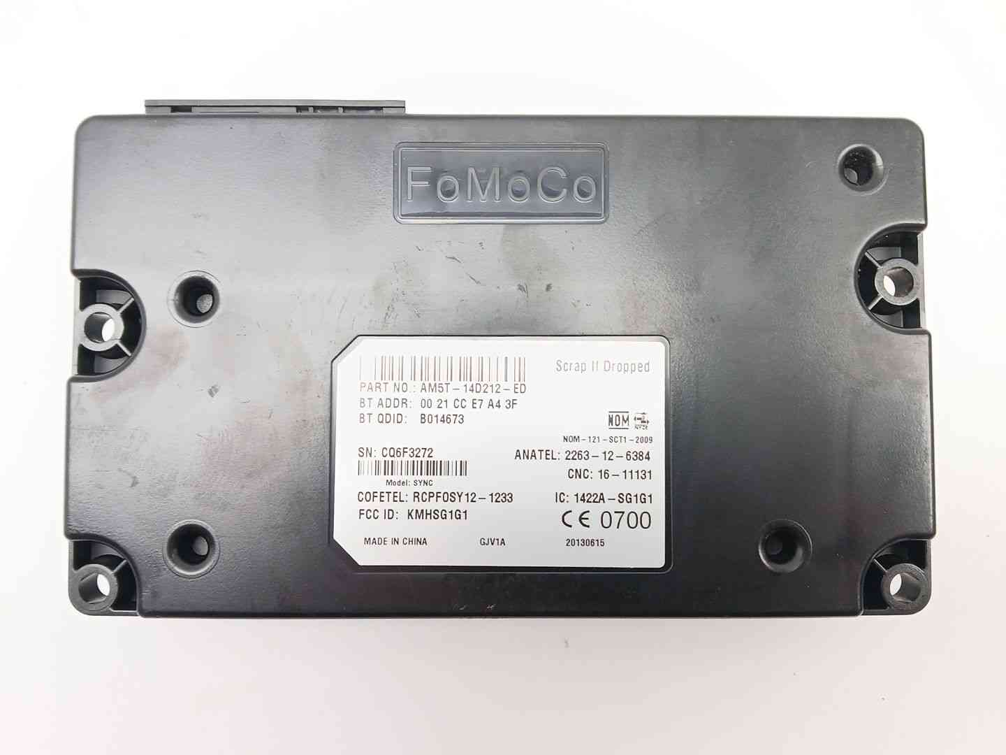 MODULO ELECTRONICO FORD FIESTA (CCN) AM5T14D212ED AM5T14D212ED