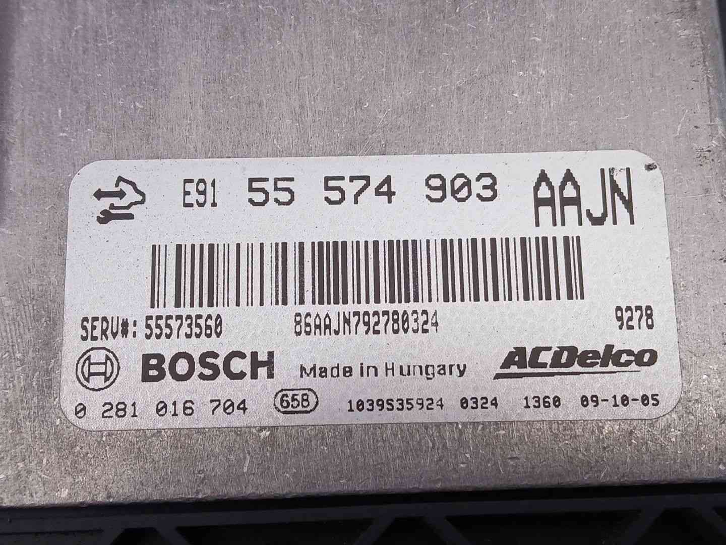 CENTRALITA MOTOR UCE OPEL INSIGNIA A (G09) 55574903 / 55573560 5557490355573560 - Vista 2