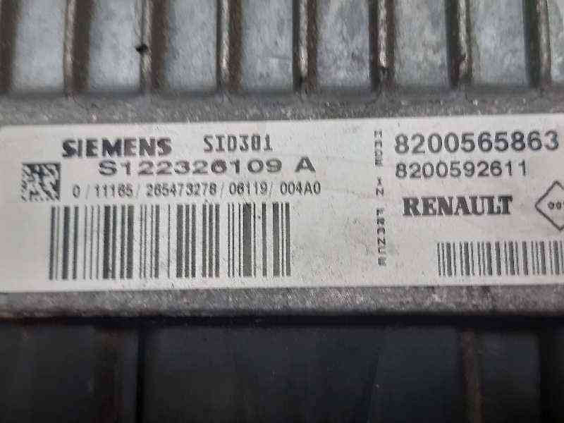CENTRALITA MOTOR UCE RENAULT SCENIC II 8200565863 / S122326109A / 8200592611 8200565863S122326109A8200592611 - Vista 2