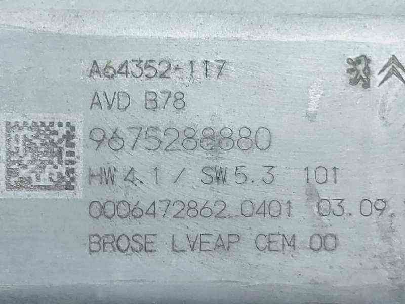 ELEVALUNAS DELANTERO DERECHO CITROËN C4 PICASSO 9675924680 / 9675288880 / C06447200 96759246809675288880C06447200 - Vista 3