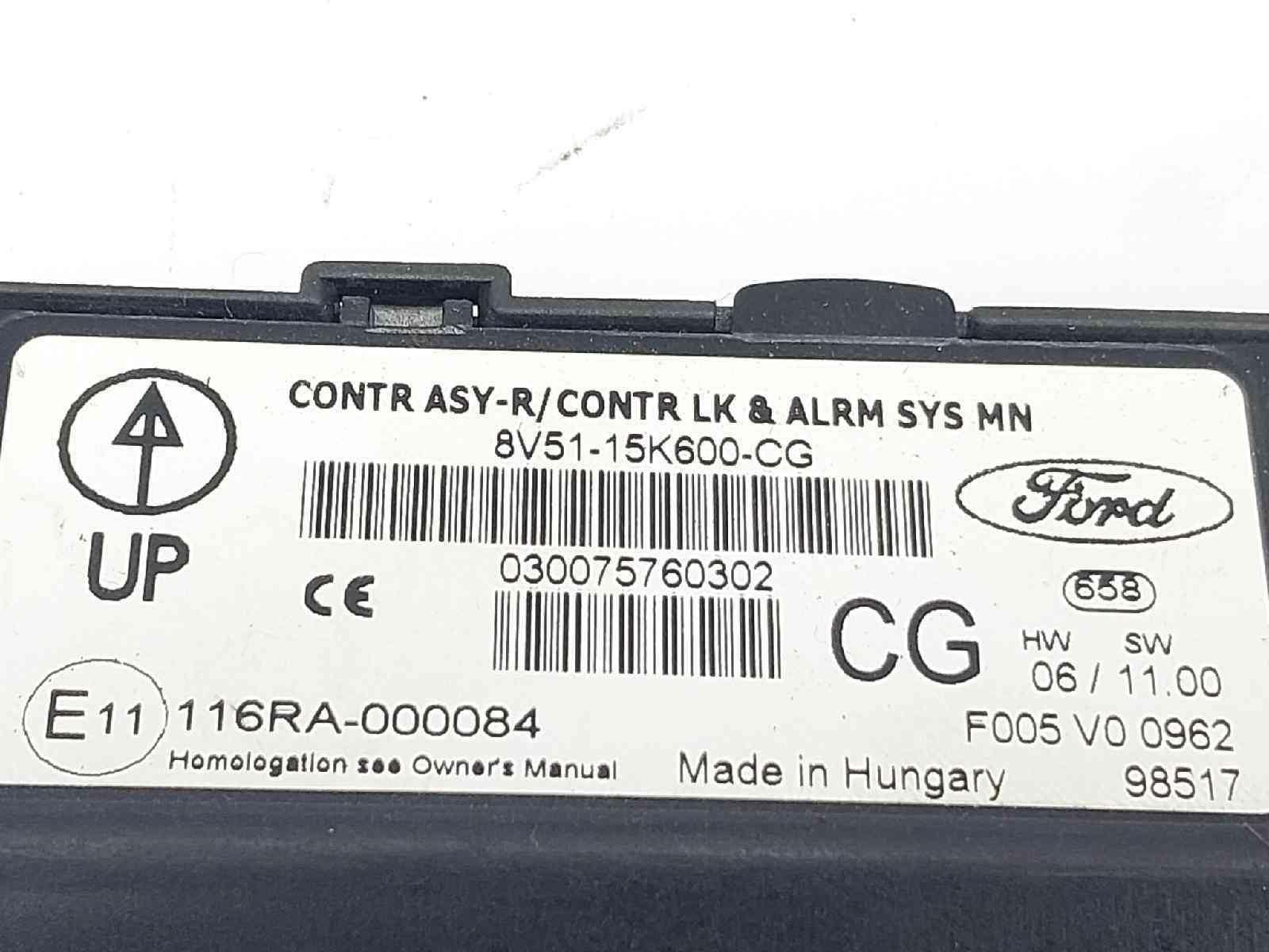 MODULO ELECTRONICO FORD FIESTA (CB1) 8V5115K600CG 8V5115K600CG - Vista 2