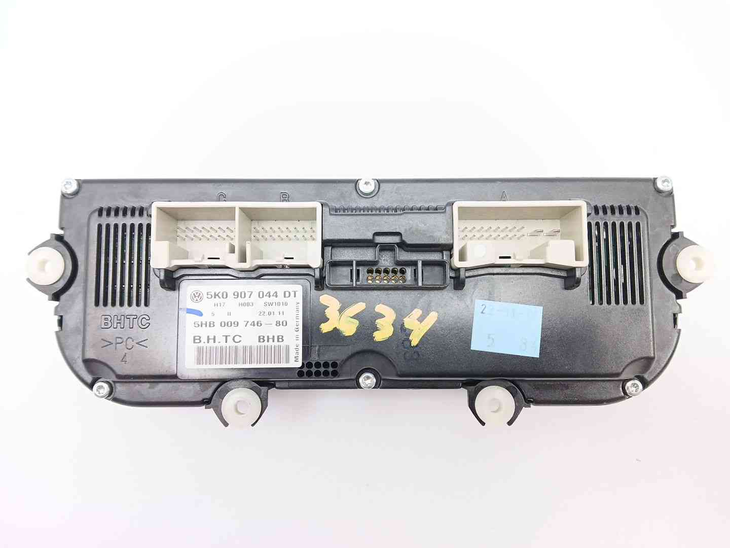 MANDO CLIMATIZADOR VOLKSWAGEN GOLF VI (5K1) 5K0907044DT / 5HB00974680 5K0907044DT5HB00974680 - Vista 2
