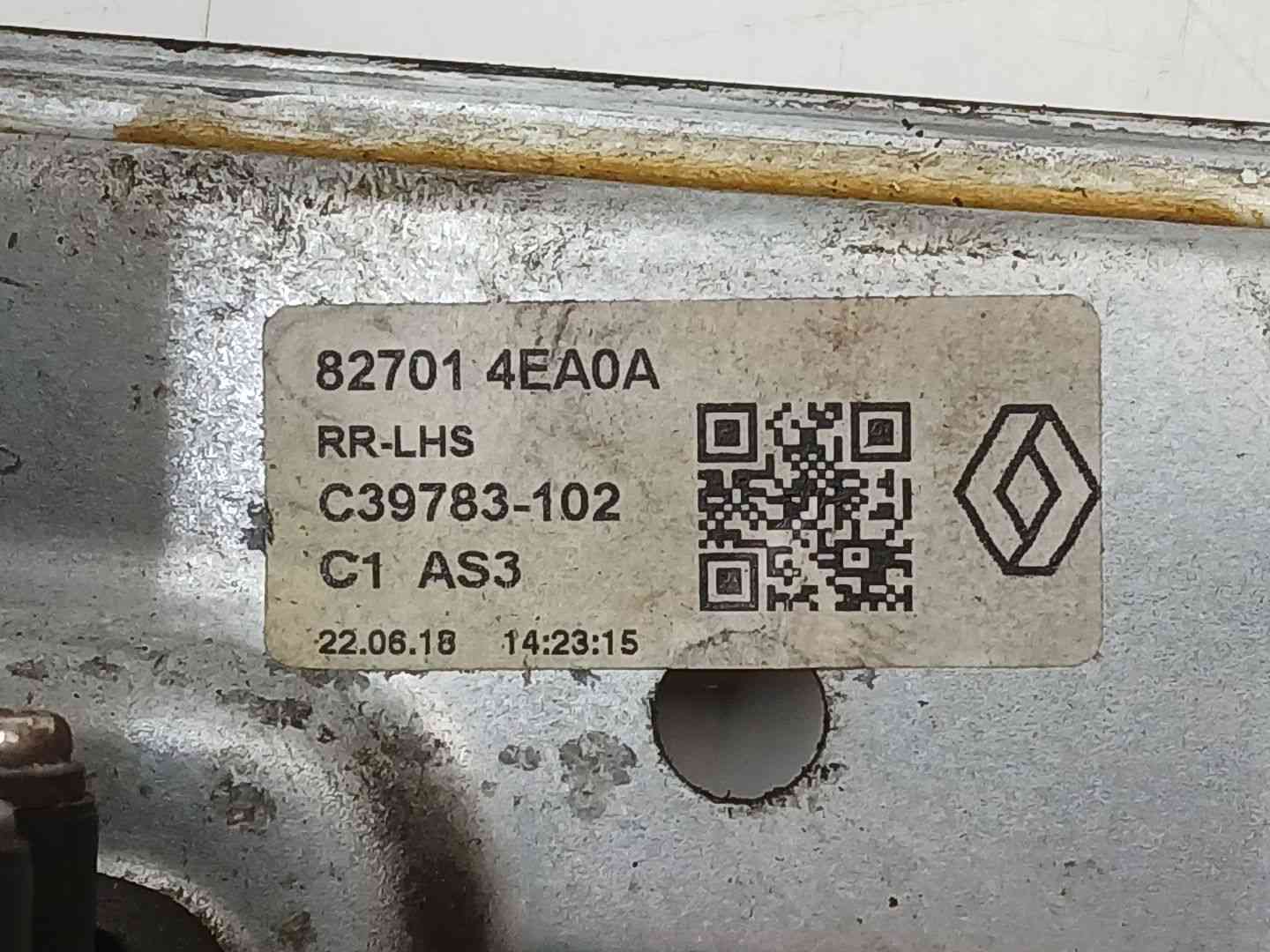 ELEVALUNAS TRASERO IZQUIERDO RENAULT KADJAR (HA_, HL_) 827014EA0A 827014EA0A - Vista 3