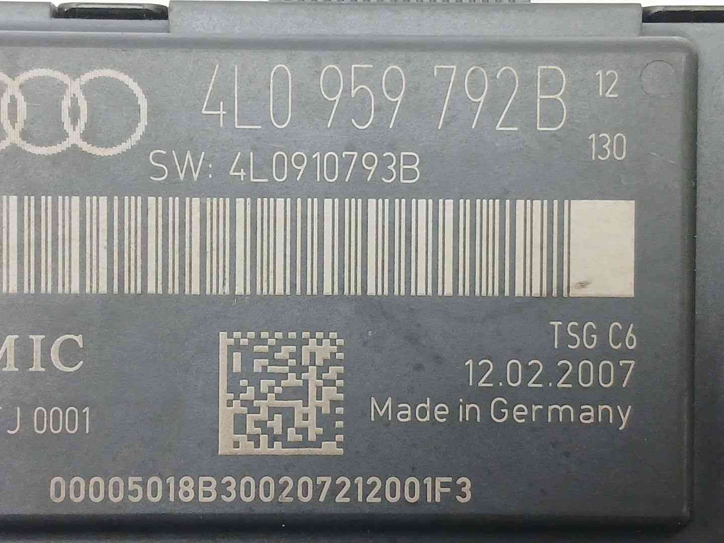 MODULO ELECTRONICO AUDI Q7 (4LB) 4L0959792B / 4L0910793B 4L0959792B4L0910793B - Vista 2
