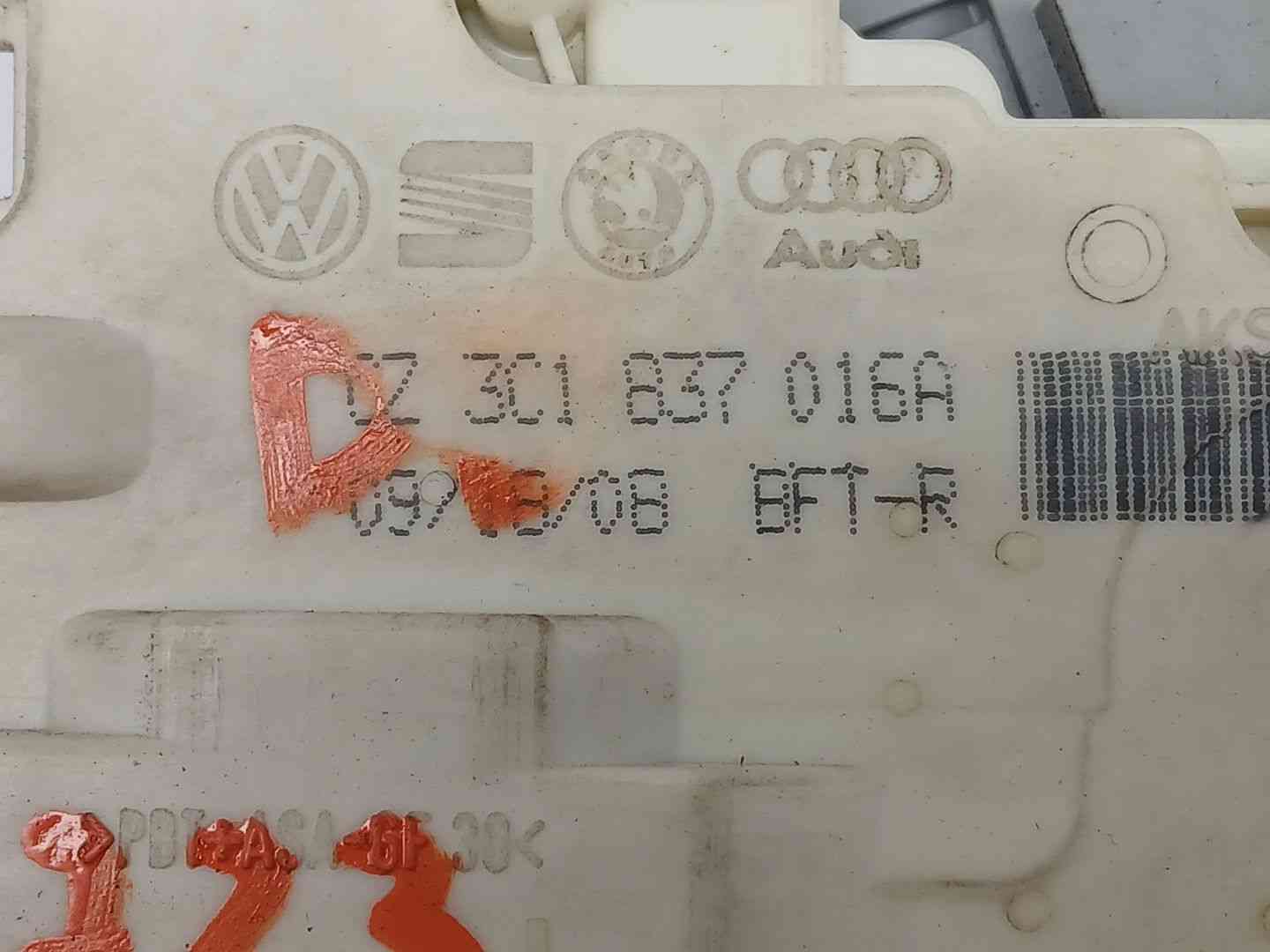 CERRADURA PUERTA DELANTERA DERECHA VOLKSWAGEN TIGUAN (5N_) 3C1837016A 3C1837016A - Vista 3