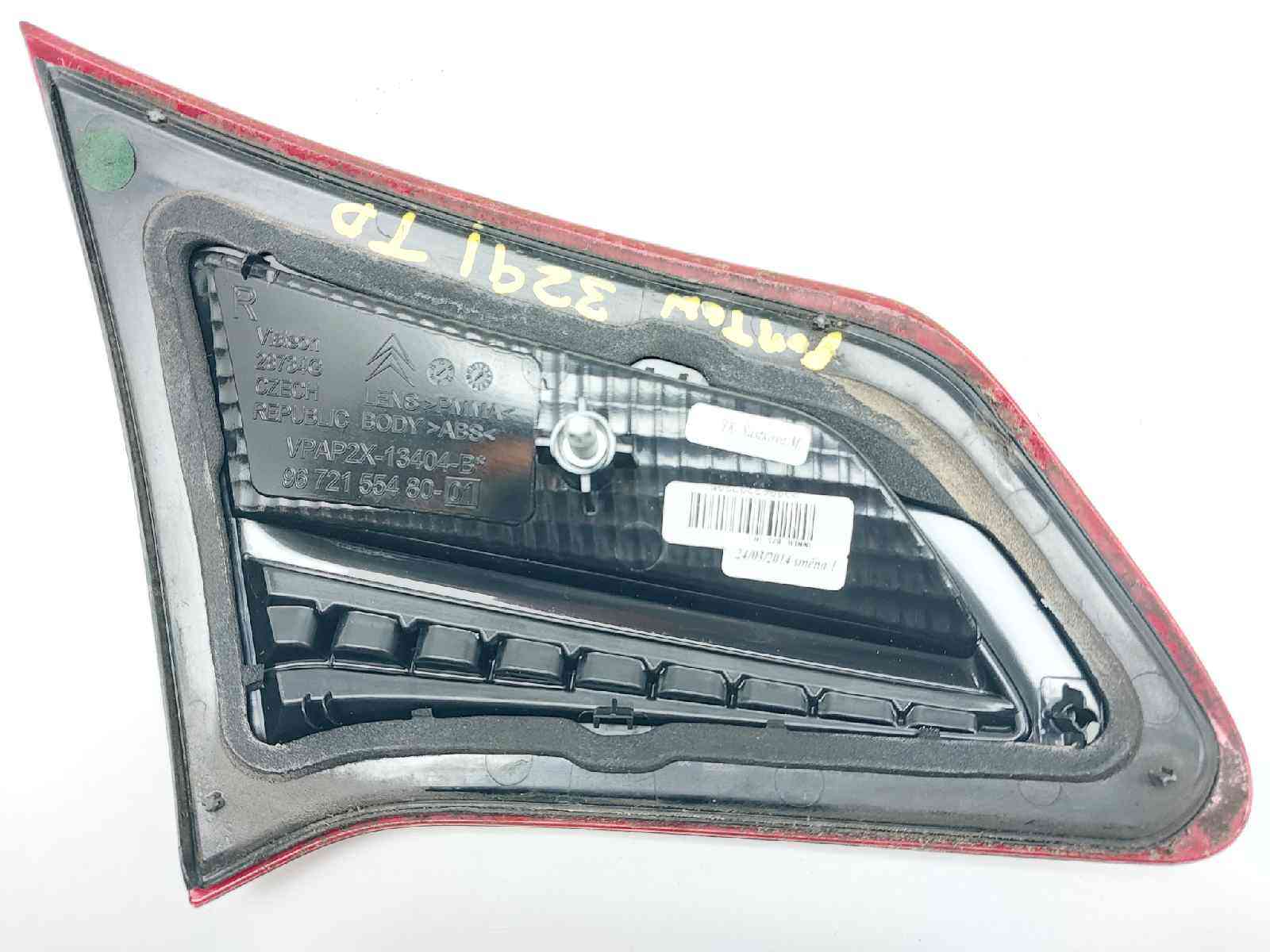 PILOTO TRASERO DERECHO INTERIOR CITROËN C4 LIM. 9672155480 / 967215548001 9672155480967215548001 - Vista 2