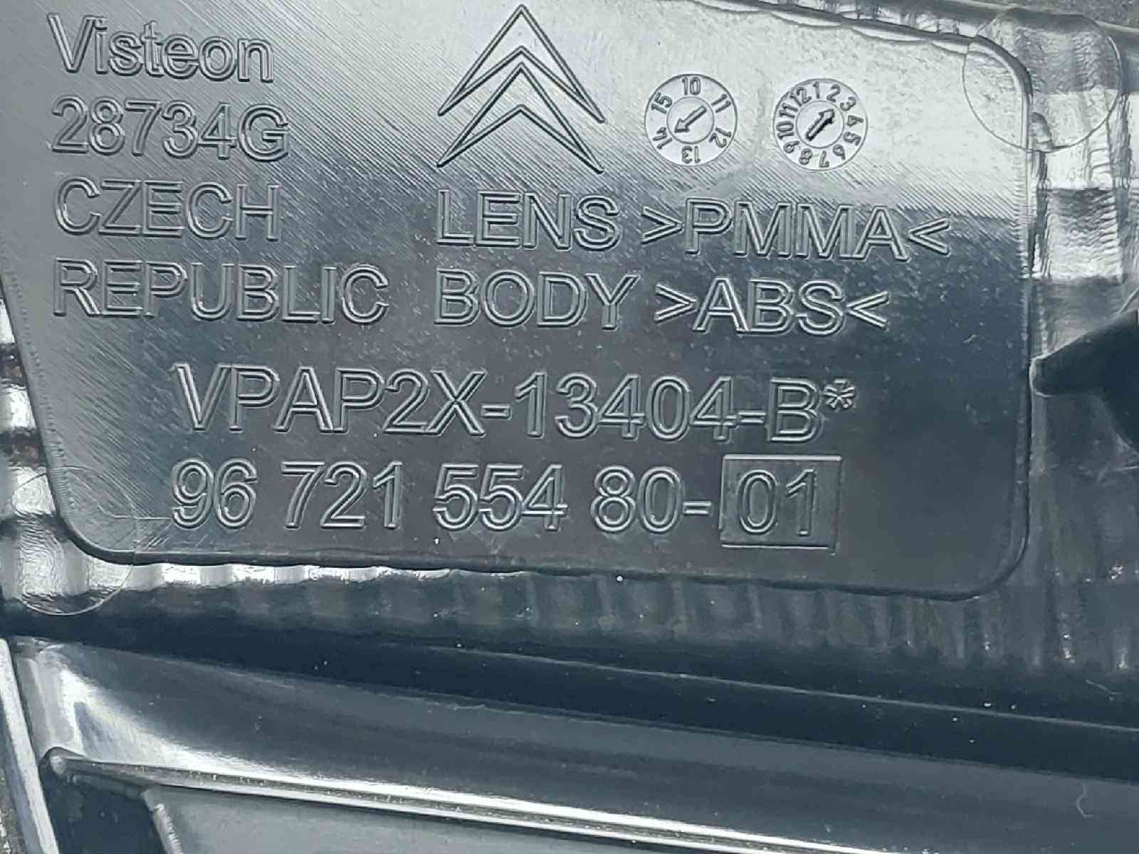 PILOTO TRASERO DERECHO INTERIOR CITROËN C4 LIM. 9672155480 / 967215548001 9672155480967215548001 - Vista 3