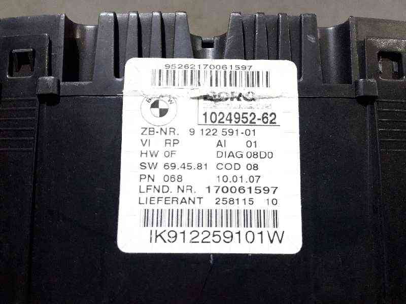 CUADRO INSTRUMENTOS BMW SERIE 1 BERLINA (E81/E87) 102495262 102495262 - Vista 2
